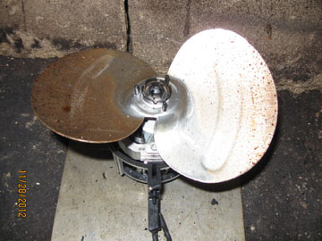 Fan at the bottom of the Smoking Oven