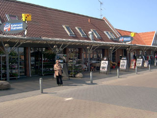 The main street in Henne Strand Kbmand Hansen