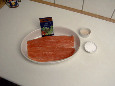 Rimmet Christmas Salmon with Dill Schnapps