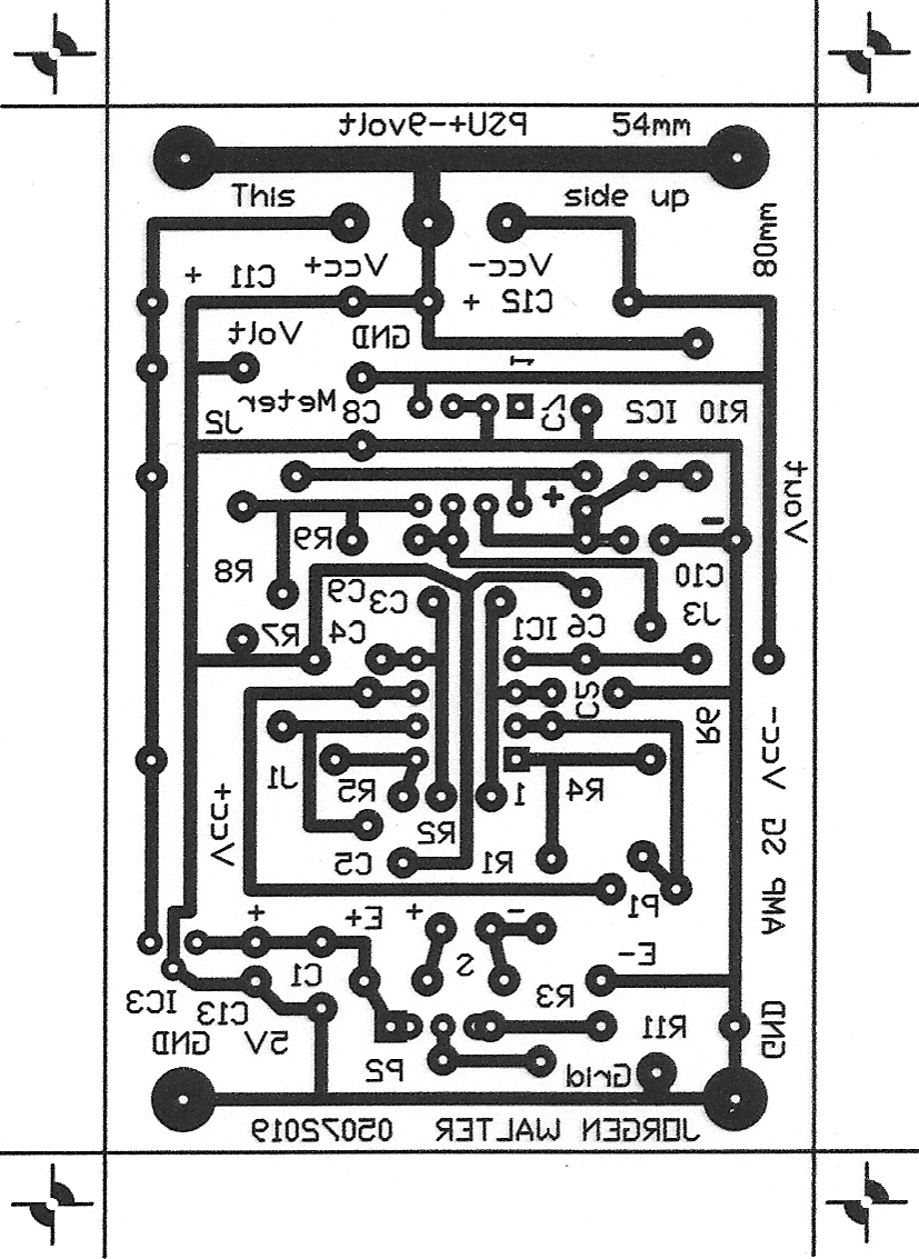 Bund lag til fremstilling af dobbeltsidet PCB for Strain Gauge