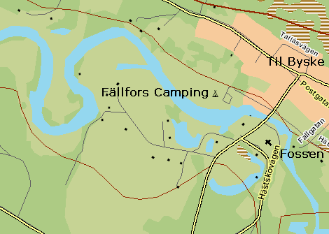 Her ligger Fllfors Camping