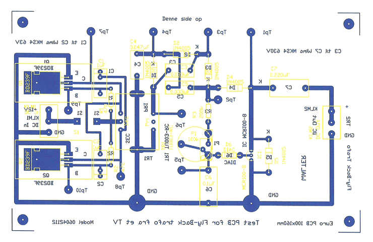 PCB Lay-Out og PCB film