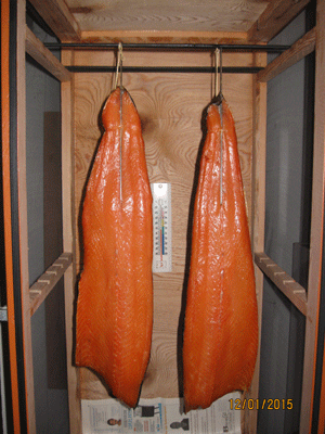 Cold smoked salmon