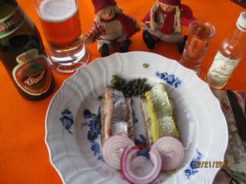 Season herring and curry herring after 2 weeks in brine