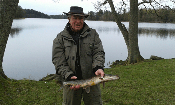 I've caught a pike in Oxhultasjn