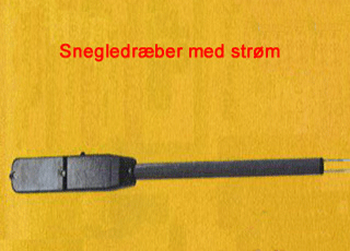 Den elektriske fluesmkker og snegledrber med strm