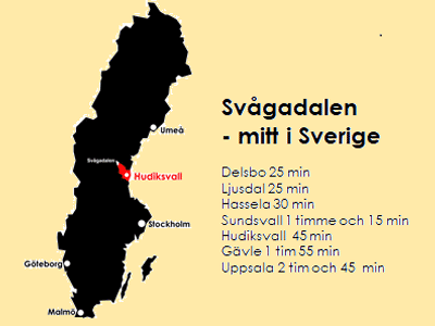 Kort over omrdet Svgadalen