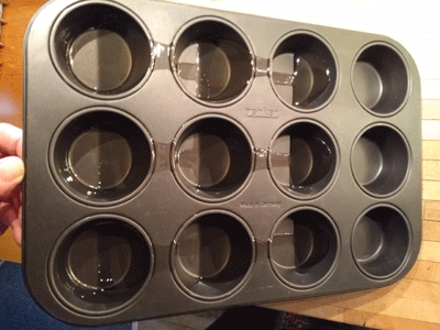 Metal Muffin Tray and Yorkshire Pudding