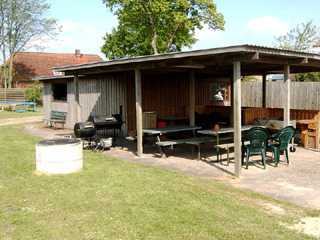 Outdoor Barbecue and smoking space