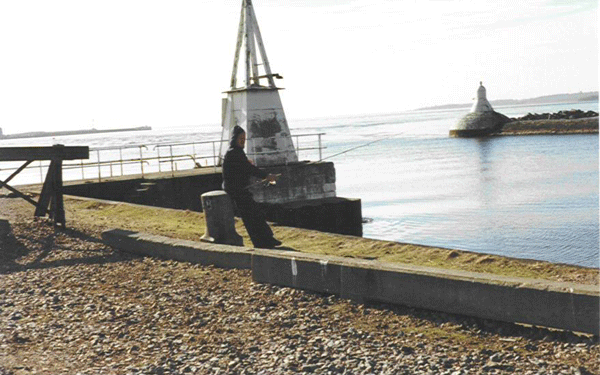 Torben skulle lige prve havnen i Halmstad