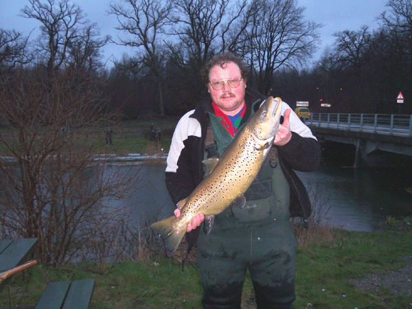 Per: Sea trout of 6.75 kg caught at Prambroen