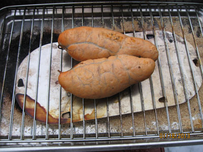 Home Smoked cod roe in a 'Lunchbox smoking oven'