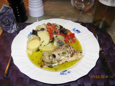 Bacalhau Good Friday dinner