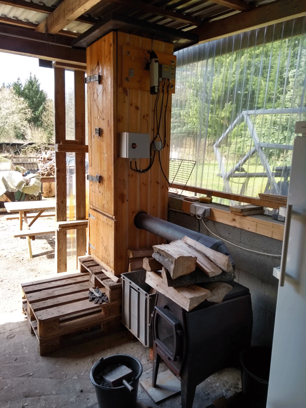 Wood smoke oven made by Thomas