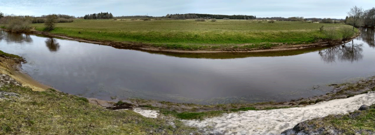 Panoramic view of Varde Creek by Brunebanke 2022